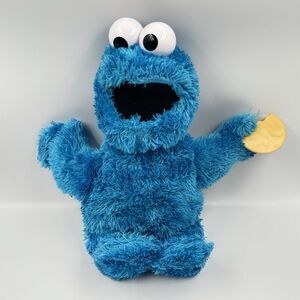 Sesame Street Feed Me Cookie Monster 13" Talking Vibrating Hasbro No Tag -Tested